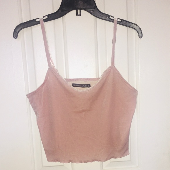 Abercrombie & Fitch Velvet Crop Tank - Picture 1 of 2